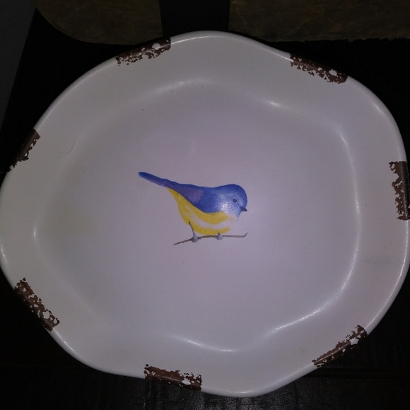 NWT-(4) Ceramic small plates - Picture 3 of 8